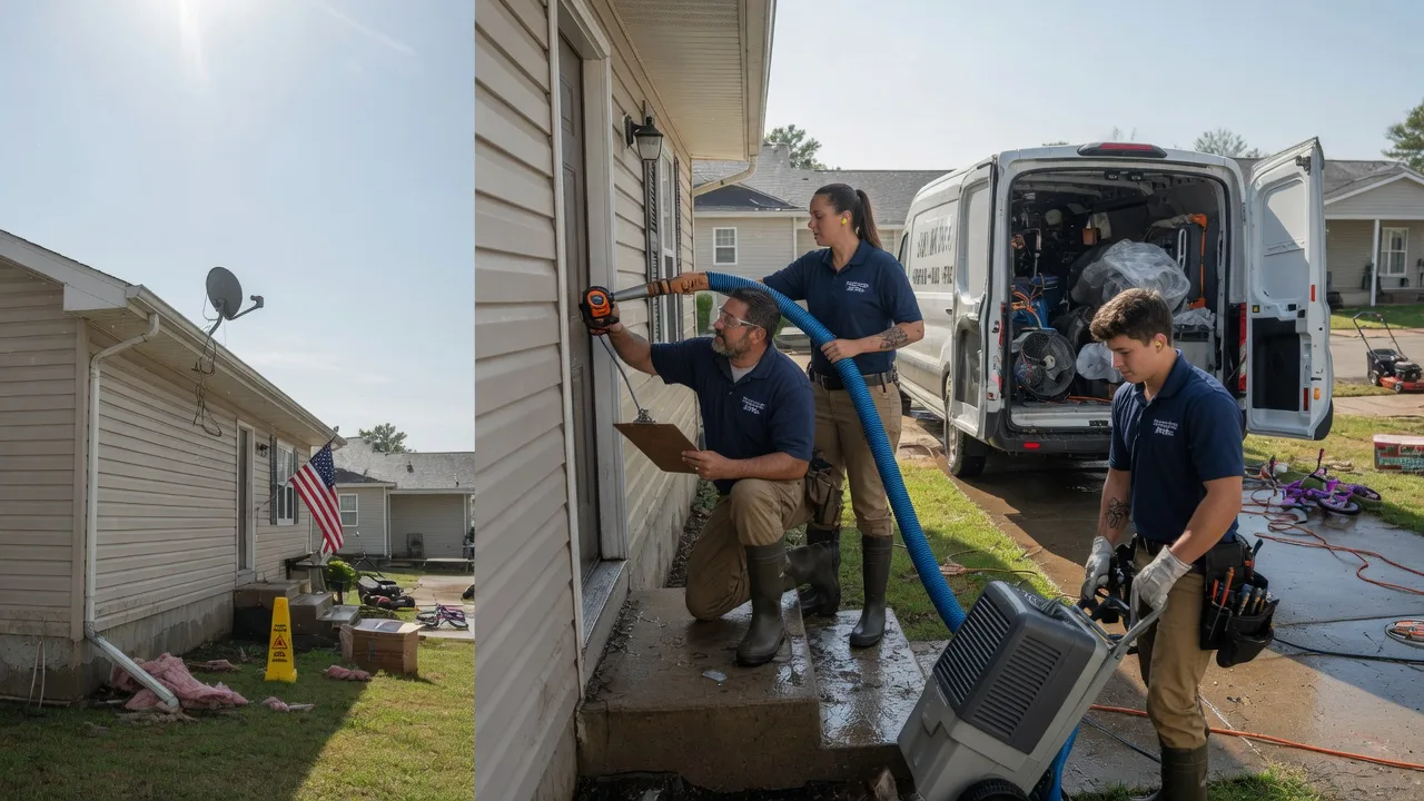 Ceiling Water Damage Restoration in Francitas, TX near me